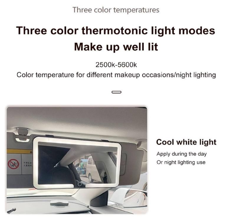 Rechargeable Car Makeup Mirror with LED Lights | š„FLAT 50% SAVINGš„